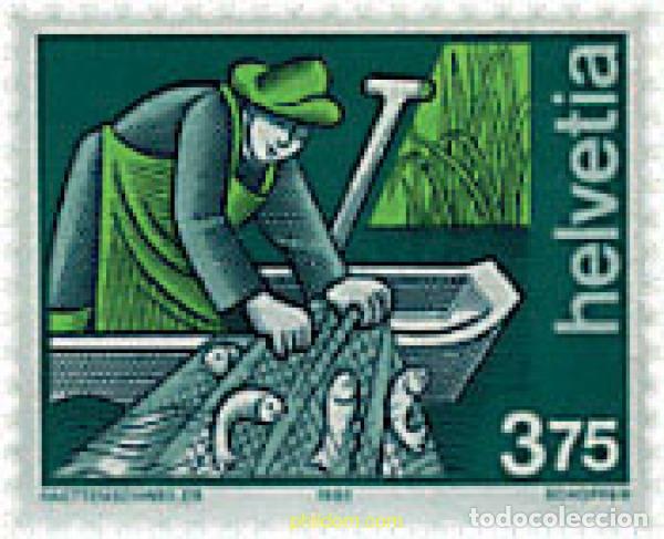 Sellos: 128733 MNH SUIZA 1990 EL HOMBRE Y EL TRABAJO