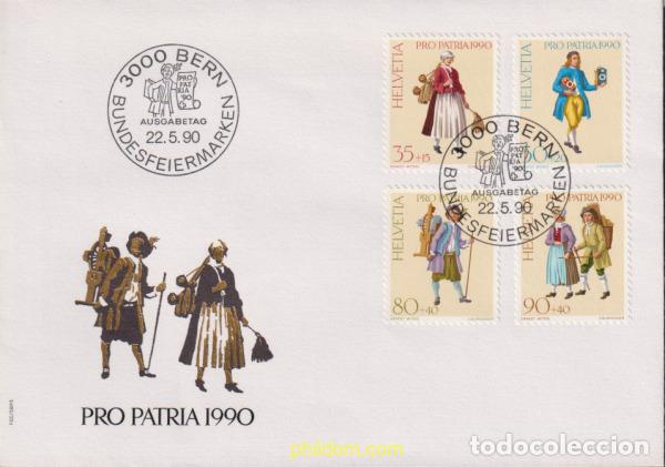 Sellos: 408087 MNH SUIZA 1990 PRO PATRIA. 700 A&Ntilde;OS DE ARTE Y CULTURA