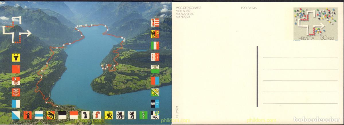Sellos: 594490 MNH SUIZA 1991 PRO PATRIA. 700 A&Ntilde;OS DE ARTE Y CULTURA