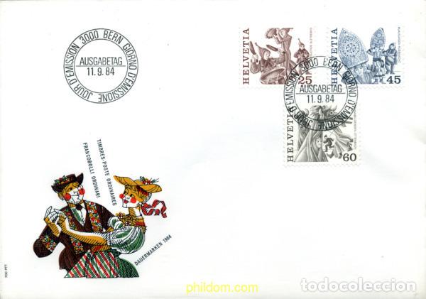 Sellos: 244537 MNH SUIZA 1984 COSTUMBRES POPULARES