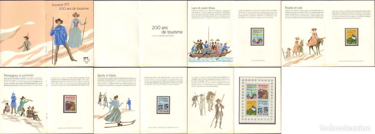 Sellos: 580140 MNH SUIZA 1987 BICENTENARIO DEL TURISMO EN SUIZA