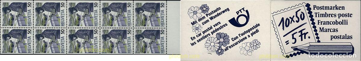 Sellos: 3044 MNH SUIZA 1987 EL TRANSPORTE POSTAL A TRAVES DE LOS A&Ntilde;OS