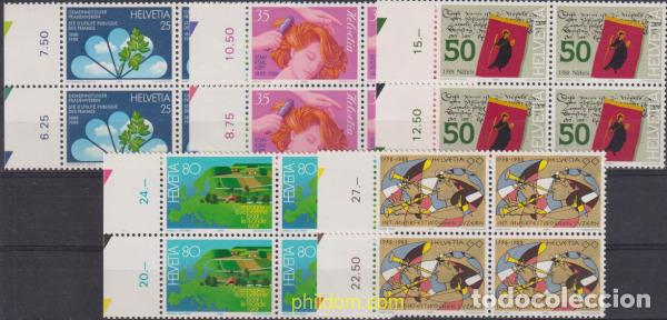 Sellos: 625570 MNH SUIZA 1988 ANIVERSARIOS Y ACONTECIMIENTOS