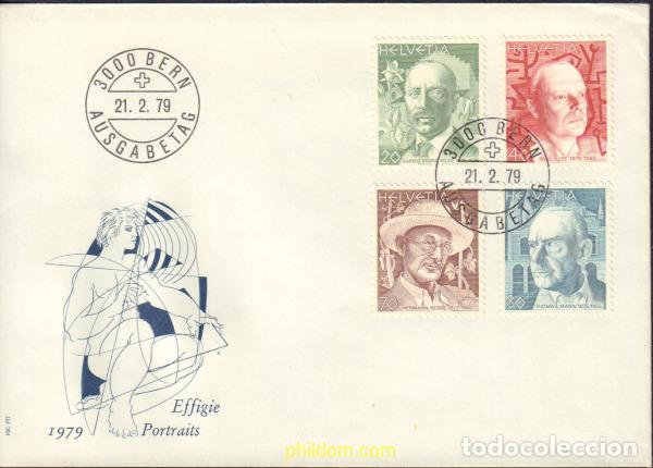 Briefmarken: 408261 MNH SUIZA 1979 PINTORES Y ESCRITORES CELEBRES