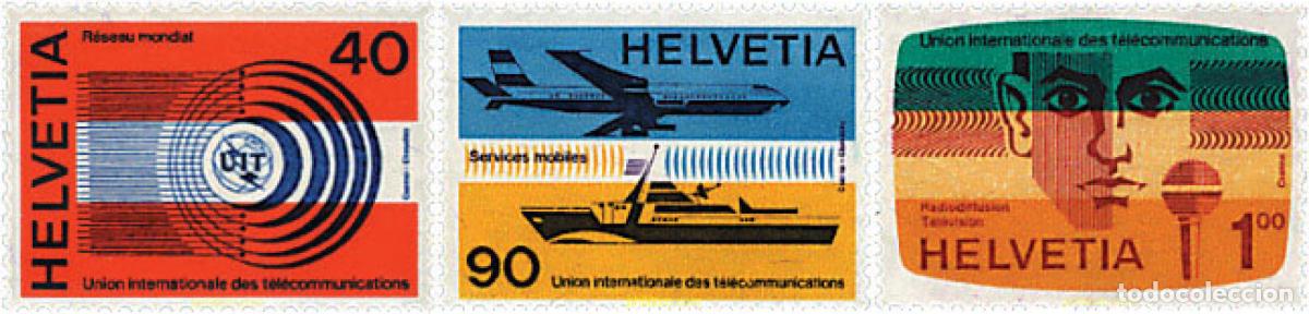 Briefmarken: 129087 MNH SUIZA. Uni&oacute;n Internacional de Telecomunicaciones 1976 UNION INTERNACIONAL DE TELECOMUNI
