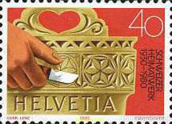 Selos: 364524 MNH SUIZA 1980 ANIVERSARIOS