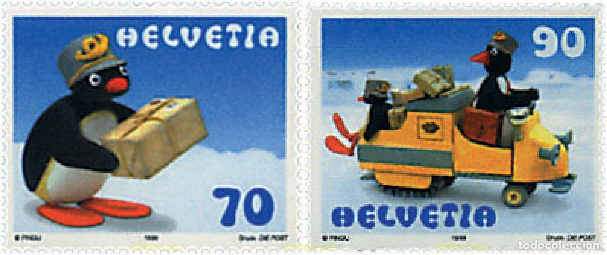 Sellos: 47606 MNH SUIZA 1999 PINGU. PERSONAJE DE DIBUJOS ANIMADOS