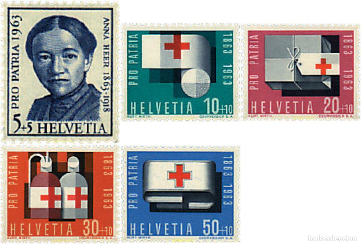 Sellos: 128177 MNH SUIZA 1963 PRO PATRIA