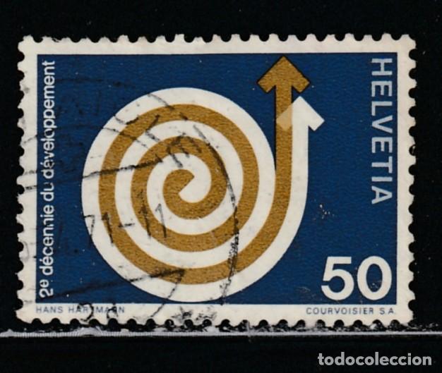 Sellos: SUIZA // YVERT 876 // 1971 ... USADO