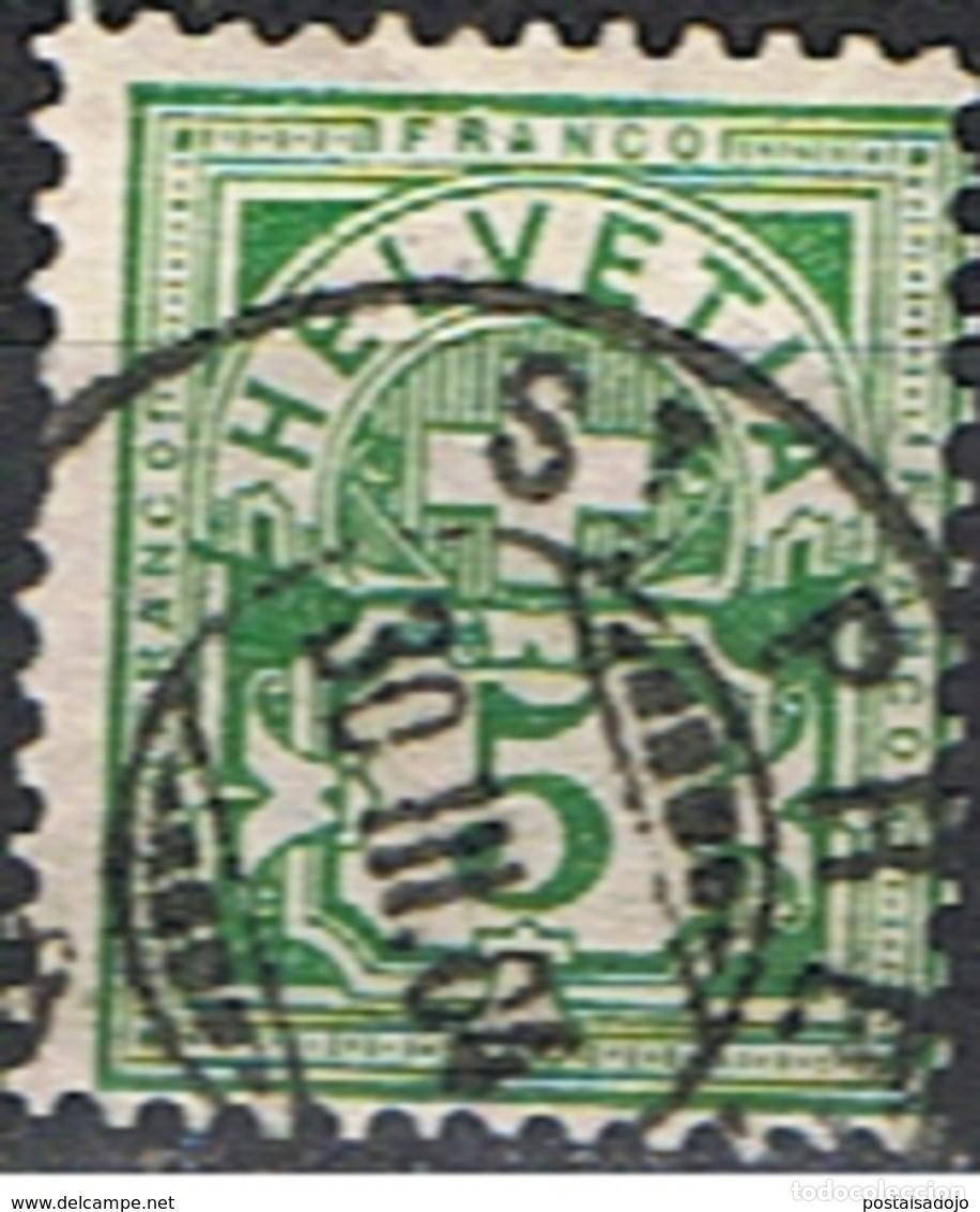 Sellos: SUIZA // YVERT 66 // 1882-99 ... USADO