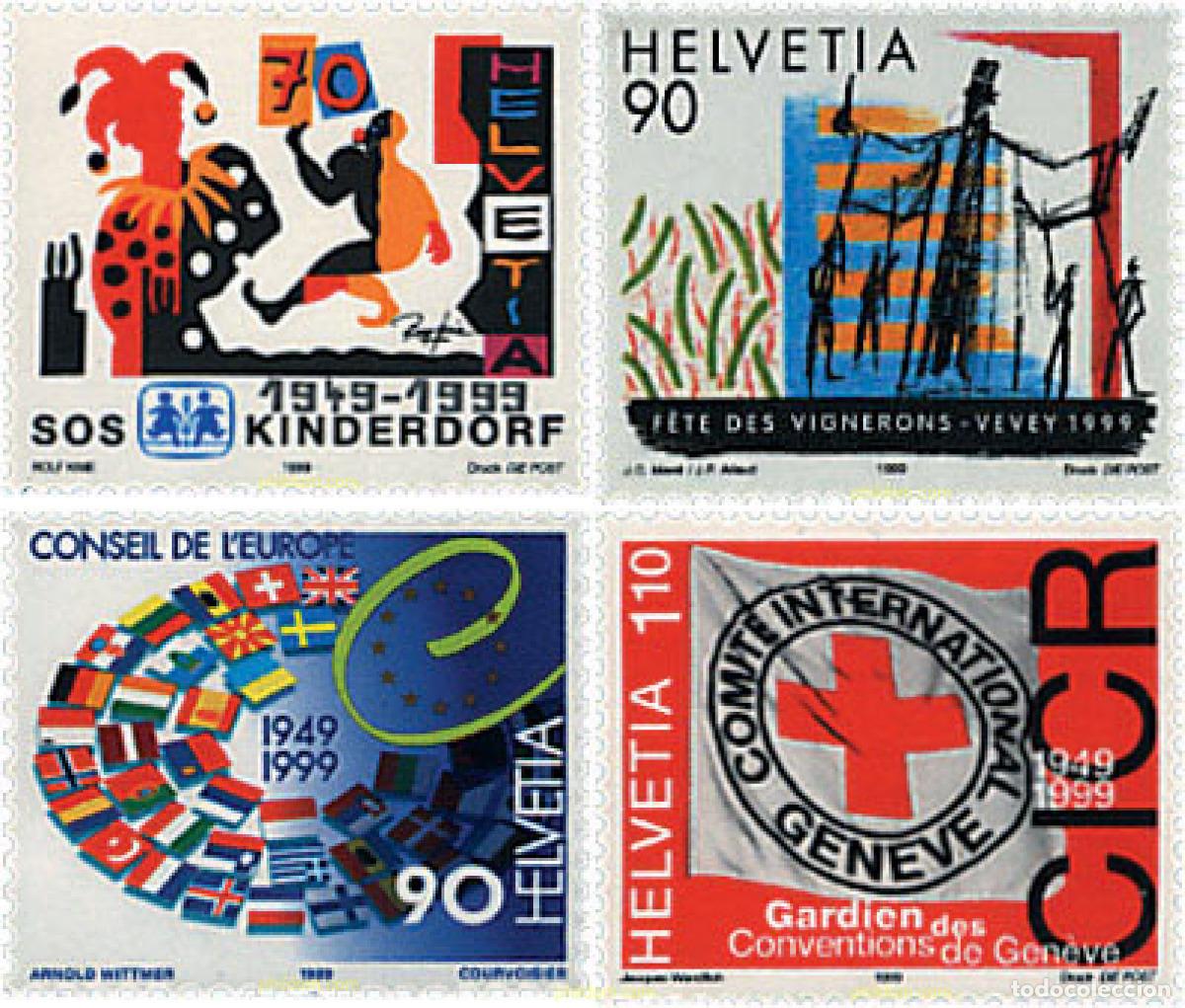 Sellos: 67251 MNH SUIZA 1999 ANIVERSARIOS