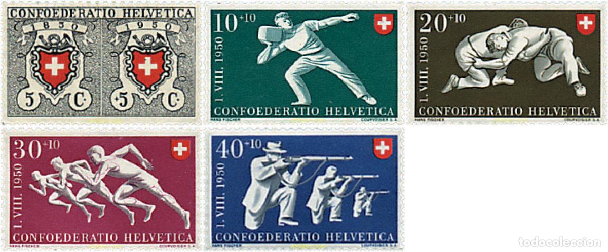 Sellos: 26501 MNH SUIZA 1950 PRO JUVENTUD