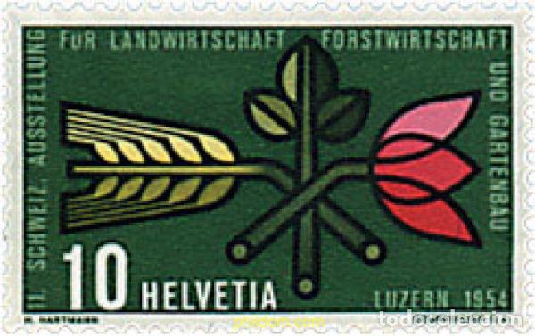 Sellos: 300265 HINGED SUIZA 1954 SERIE DE PROPAGANDA