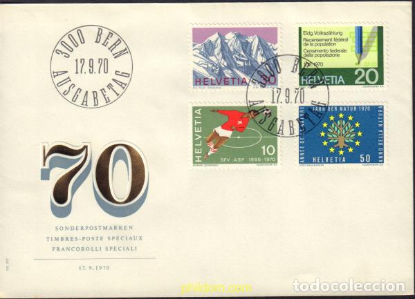 Sellos: 377093 MNH SUIZA 1970 SERIE DE PROPAGANDA