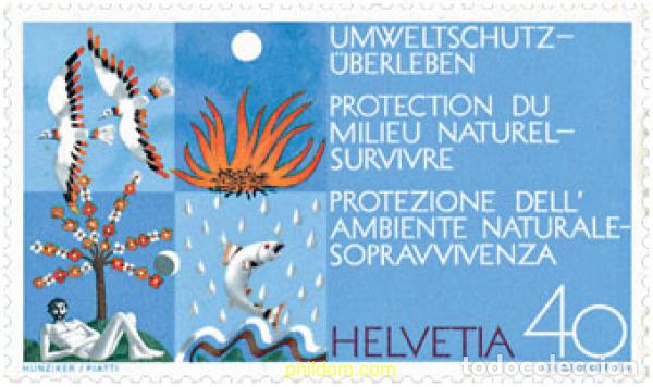 Sellos: 209780 USED SUIZA 1972 ACONTECIMIENTOS VARIOS
