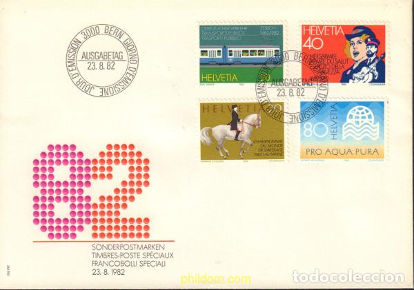 Sellos: 377098 MNH SUIZA 1982 SERIE DE PROPAGANDA