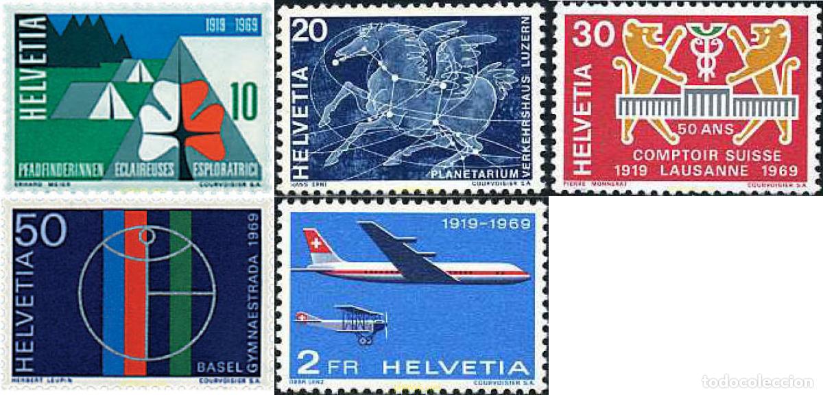 Sellos: 38400 MNH SUIZA 1969 SERIE DE PROPAGANDA