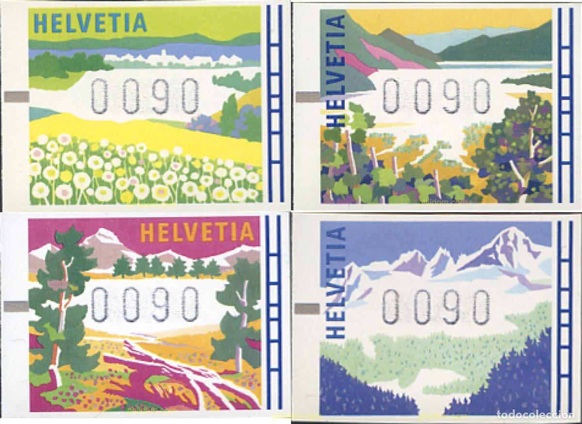 Sellos: 133358 MNH SUIZA 1996 LAS CUATRO ESTACIONES