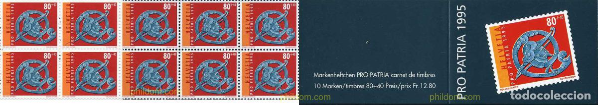 Sellos: 133349 MNH SUIZA 1995 PRO PATRIA. ARTE POPULAR EN SUIZA