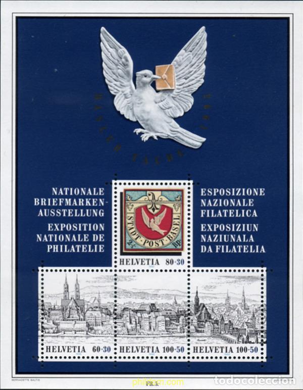 Sellos: 128856 MNH SUIZA 1995 BASLER TAUBE 95. EXPOSICION FILATELICA NACIONAL