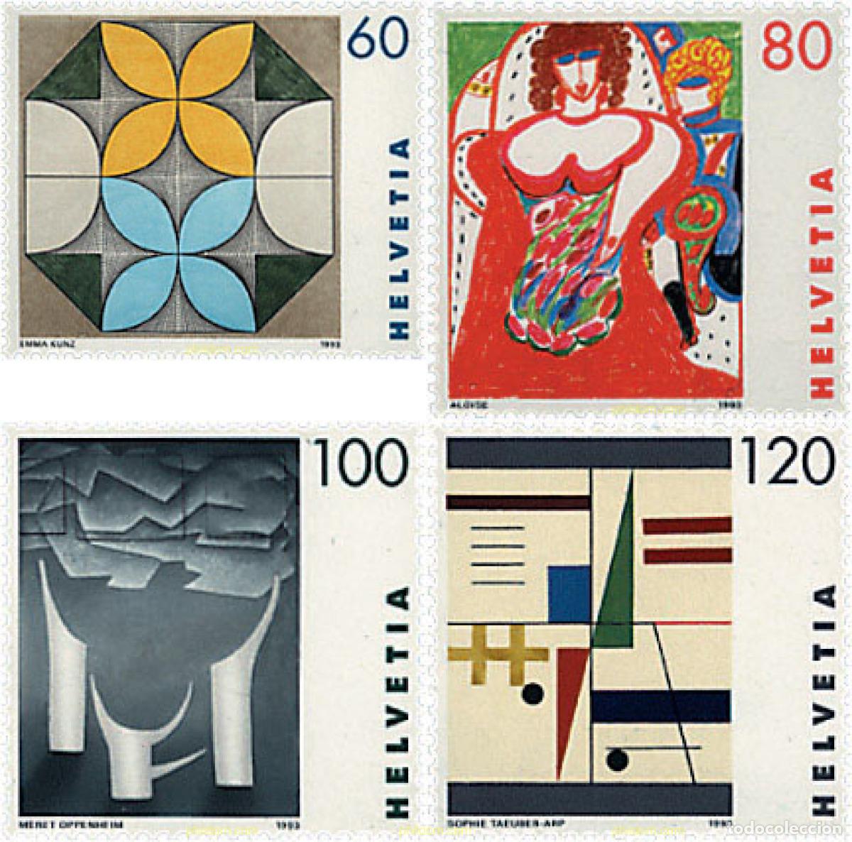 Sellos: 128760 MNH SUIZA 1993 OBRAS DE MUJERES SUIZAS