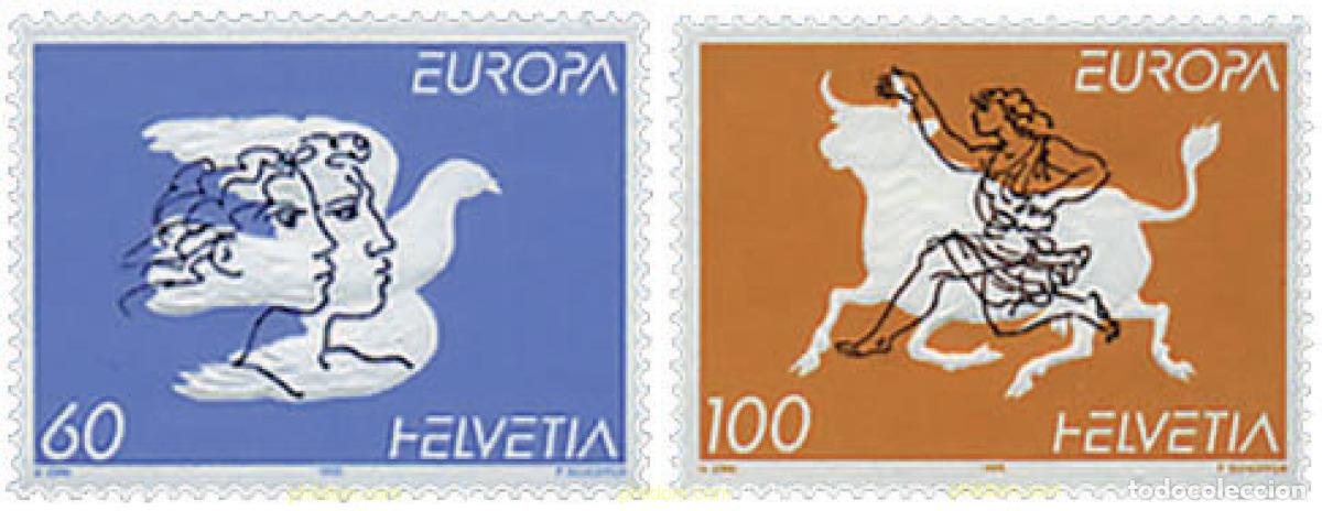 Sellos: 209778 MNH SUIZA 1995 EUROPA CEPT. PAZ Y LIBERTAD