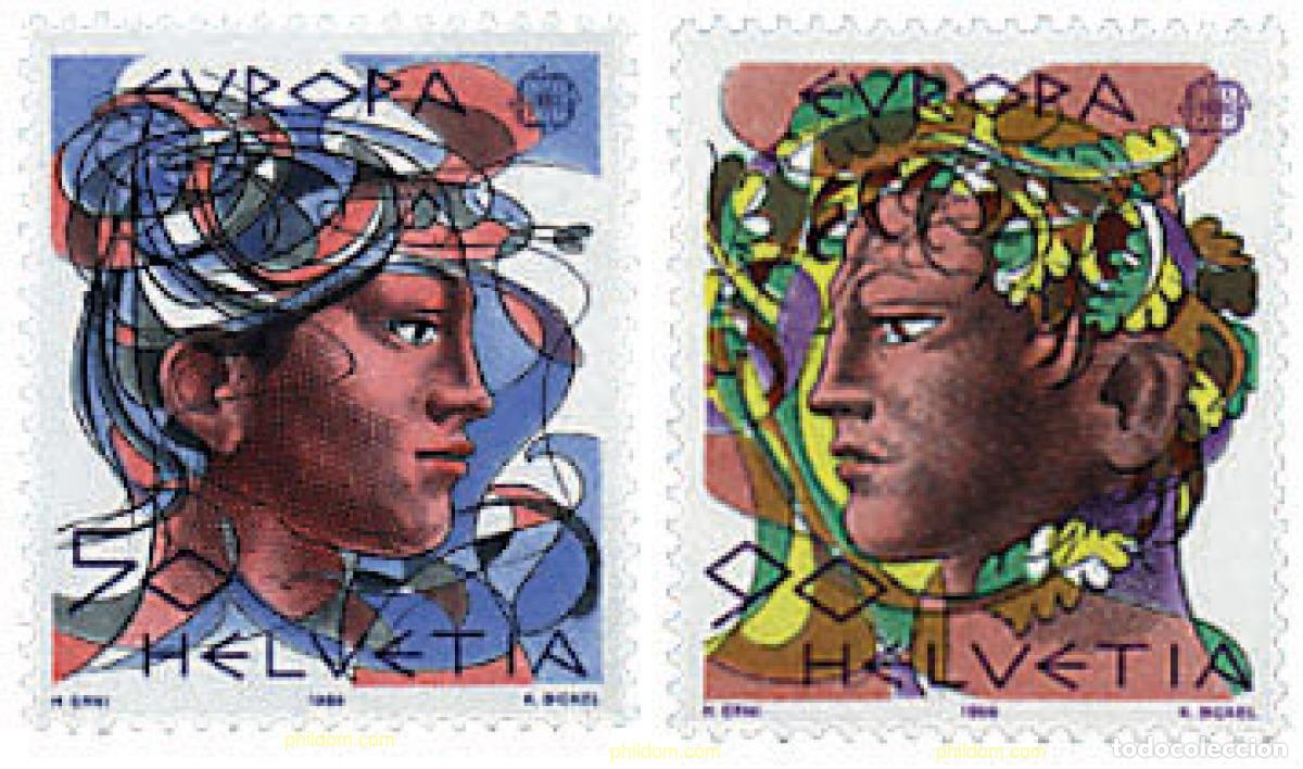 Sellos: 99955 MNH SUIZA 1986 EUROPA CEPT. PATRIMONIO ARTISTICO Y NATURAL