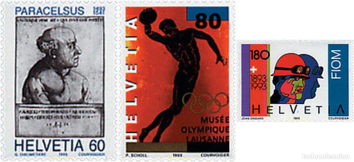 Sellos: 31112 MNH SUIZA 1993 ANIVERSARIOS Y ACONTECIMIENTOS