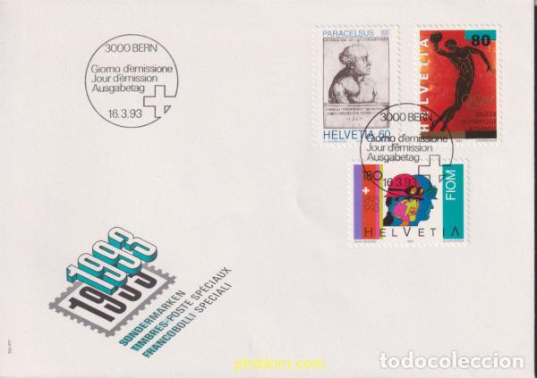 Sellos: 384946 MNH SUIZA 1993 ANIVERSARIOS Y ACONTECIMIENTOS
