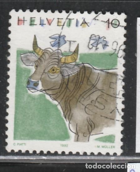 Sellos: SUIZA // YVERT 1389 // 1992 ... USADO