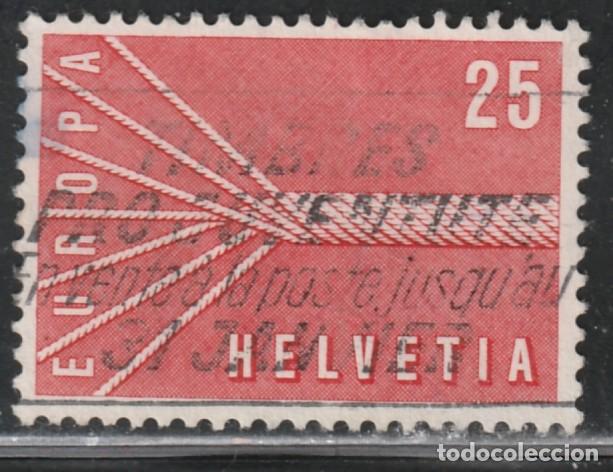 Sellos: SUIZA // YVERT 595 // 1957 ... USADO