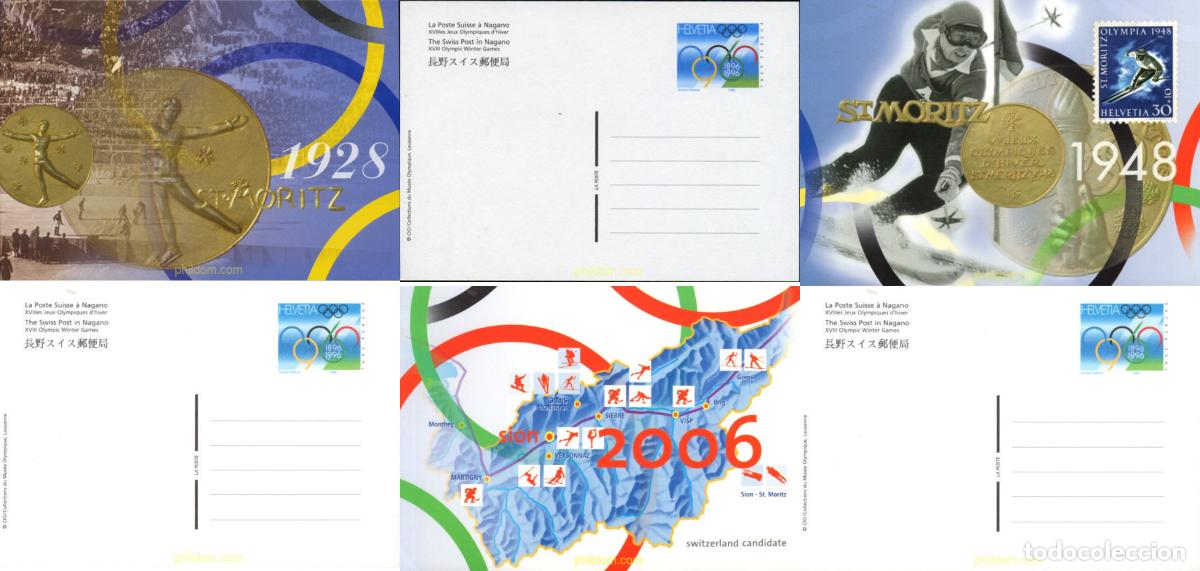 Sellos: 239490 MNH SUIZA 1996 CENTENARIO DE LOS JUEGOS OLIMPICOS