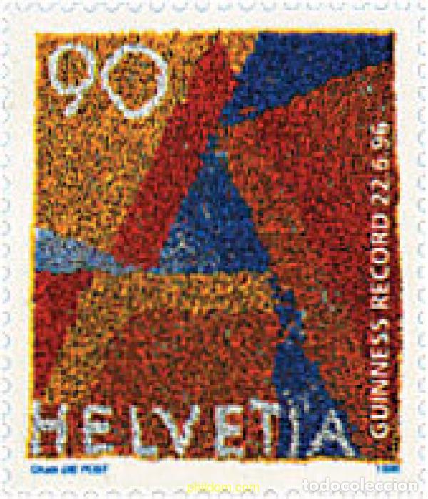 Sellos: 91349 MNH SUIZA 1996 SELLO DE RECORD GUINNESS