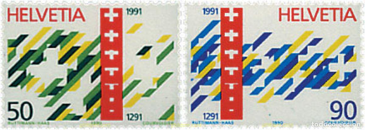 Sellos: 128736 MNH SUIZA 1990 700 ANIVERSARIO DE LA CONFEDERACION HELVETICA