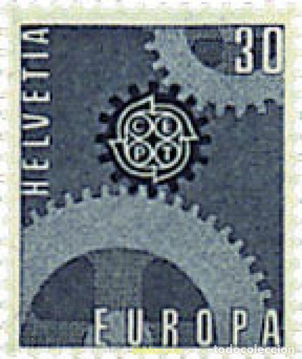 Sellos: 62130 MNH SUIZA 1967 EUROPA CEPT. ENGRANAJES