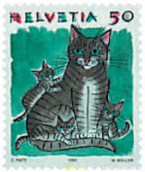Selos: 35181 MNH SUIZA 1990 ANIMALES