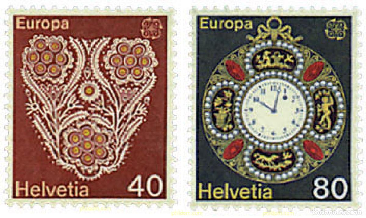 Sellos: 62299 MNH SUIZA 1976 EUROPA CEPT 1976 - ARTESANIA