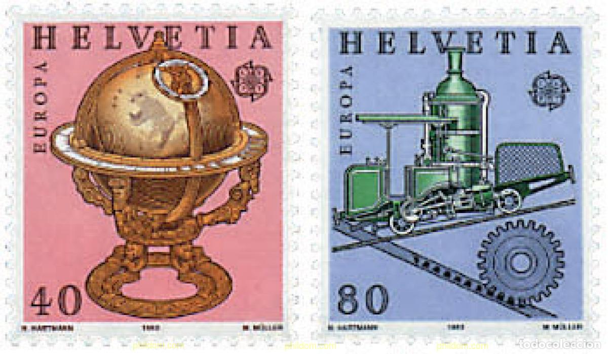 Sellos: 62542 MNH SUIZA 1983 EUROPA CEPT. GRANDES OBRAS DE LA HUMANIDAD