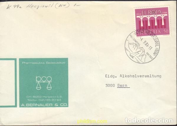 Sellos: 592707 MNH SUIZA 1984 EUROPA CEPT. 25 ANIVERSARIO DE LA CEPT