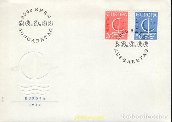 Sellos: 688850 MNH SUIZA 1966 EUROPA CEPT. NAVIO EUROPA