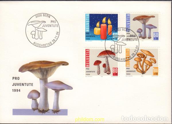 Sellos: 390117 MNH SUIZA 1994 PRO JUVENTUD. NAVIDAD Y CHAMPI&Ntilde;ONES