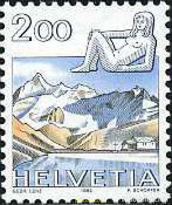 Sellos: 128638 MNH SUIZA 1983 SIGNOS DEL ZODIACO Y PAISAJES