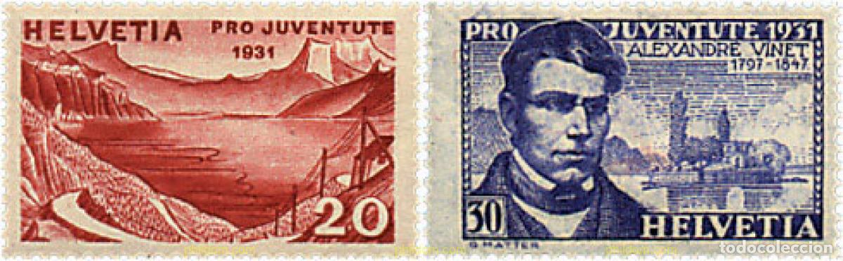 Sellos: 626058 MNH SUIZA 1931 PRO JUVENTUD. PAISAJES