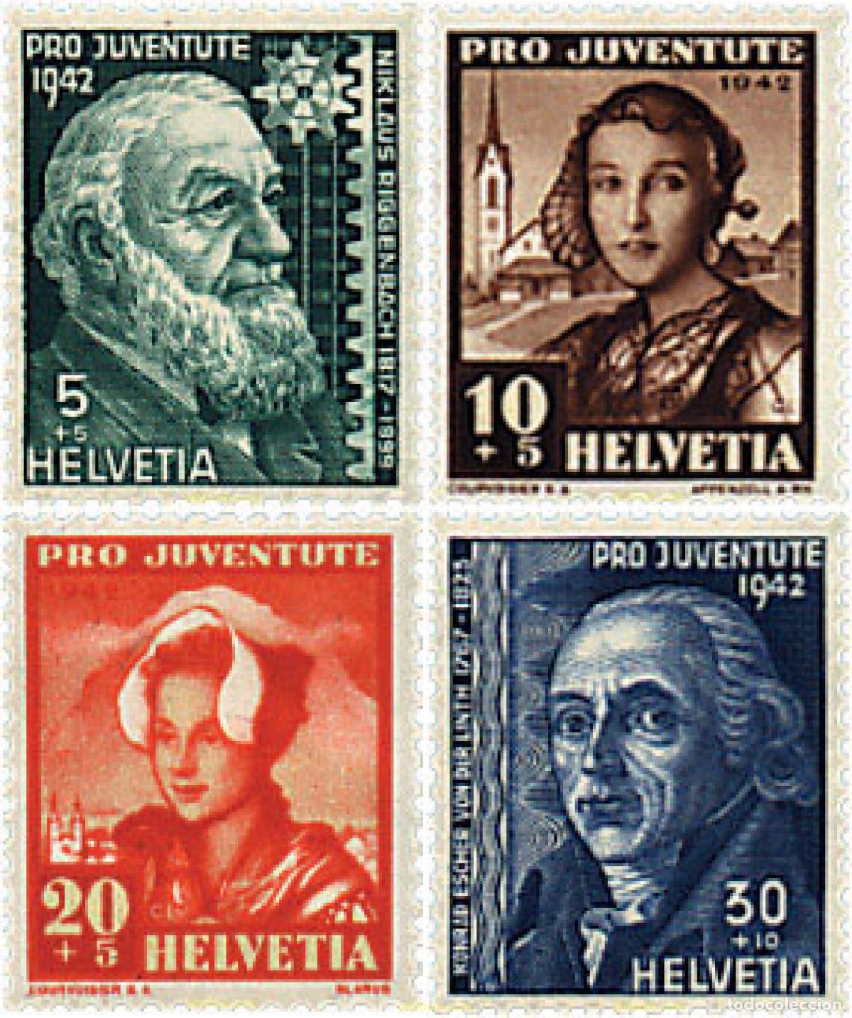 Sellos: 619941 HINGED SUIZA 1942 PRO JUVENTUD