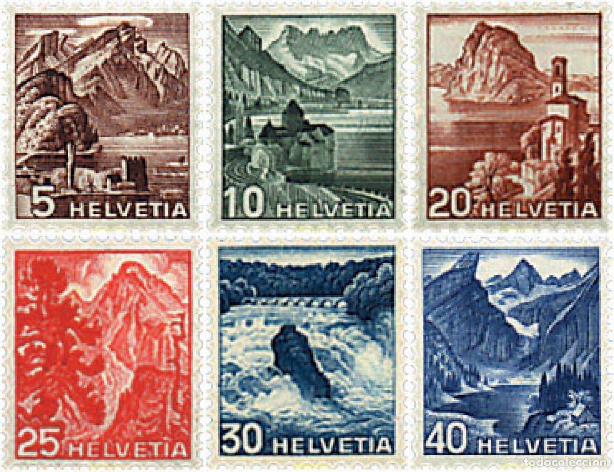 Sellos: 59003 MNH SUIZA 1948 PAISAJES