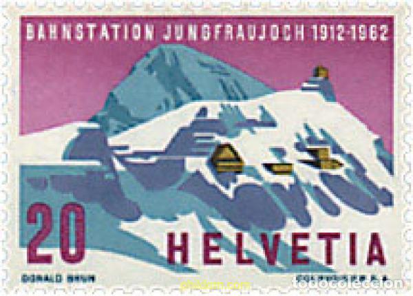 Stamps: 666304 MNH SUIZA 1962 TRENES
