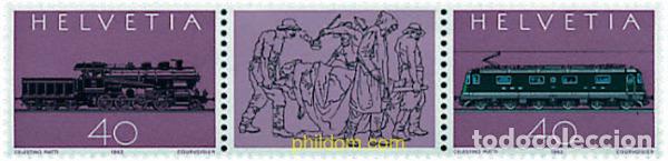 Sellos: 6327 MNH SUIZA 1982 CENTENARIO DEL FERROCARRIL DE SAN GOTARDO