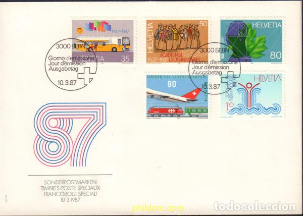 Sellos: 391678 MNH SUIZA 1987 ANIVERSARIOS Y ACONTECIMIENTOS