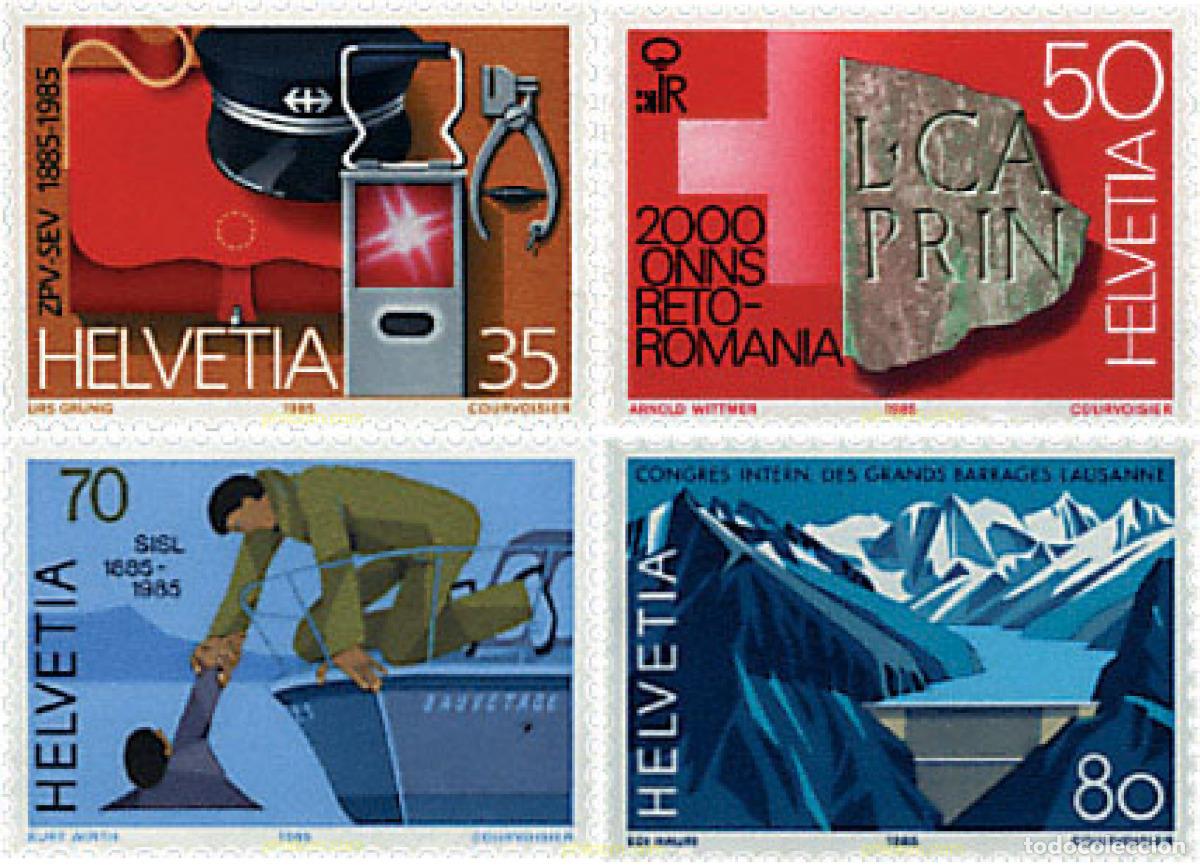 Sellos: 60438 MNH SUIZA 1985 ANIVERSARIOS Y ACONTECIMIENTOS