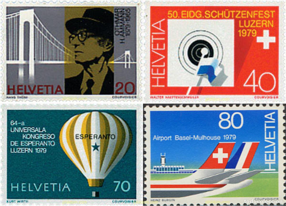 Sellos: 59028 MNH SUIZA 1979 SERIE DE PROPAGANDA